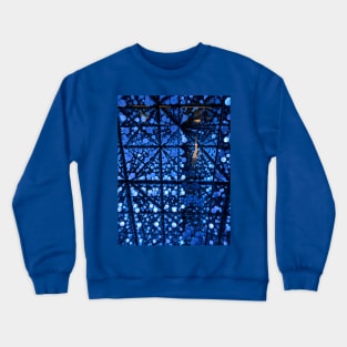 Nitro Blue Lights Pattern Crewneck Sweatshirt